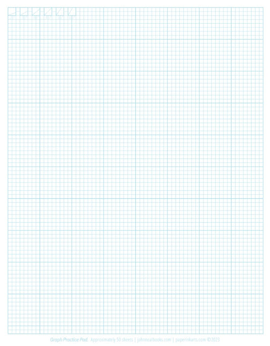 LIBRETA DE PRÁCTICA - Práctica para Caligrafía Gótica (Graph Pad)