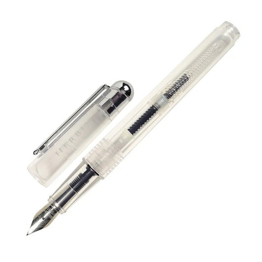 J. HERBIN - Transparent Fountain Pen with Converter Medium Nib (Pluma Fuente con convertidor)