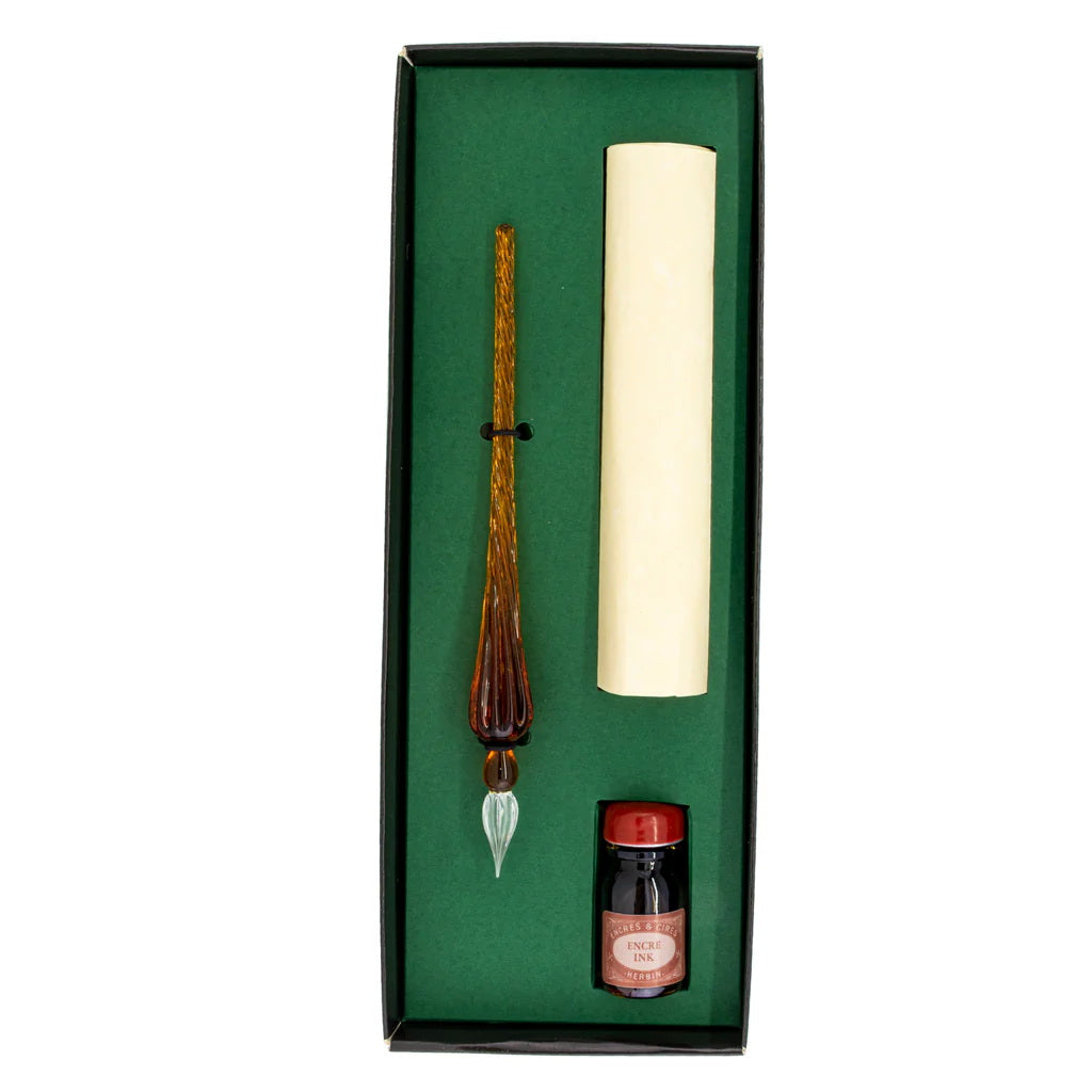 J. HERBIN - Writing Set - Carnevale Venezia (Set de Escritura con Boligrafo de Vidrio)