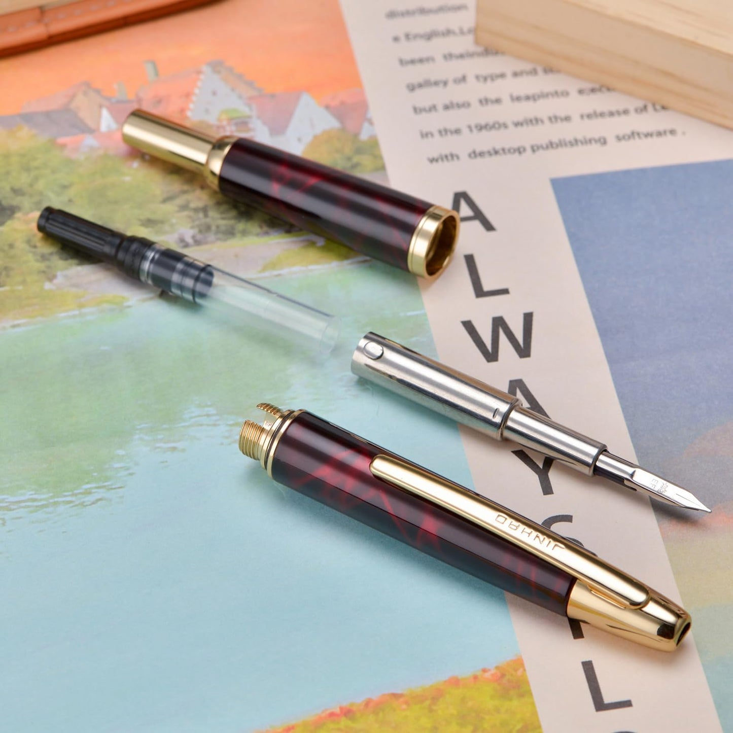 Jinhao 10 - Pluma Fuente Retráctil