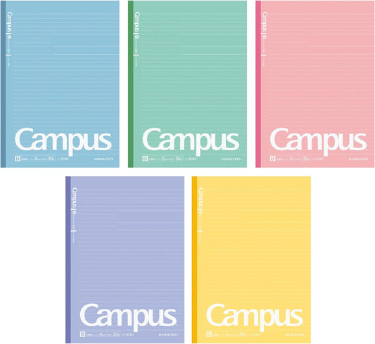 KOKUYO - Campus Notebook - B5 - Pack of 5