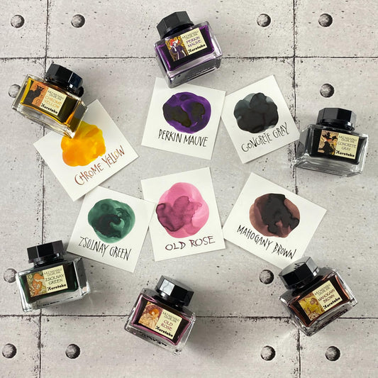 Fountain pen inks - Art Nouveau