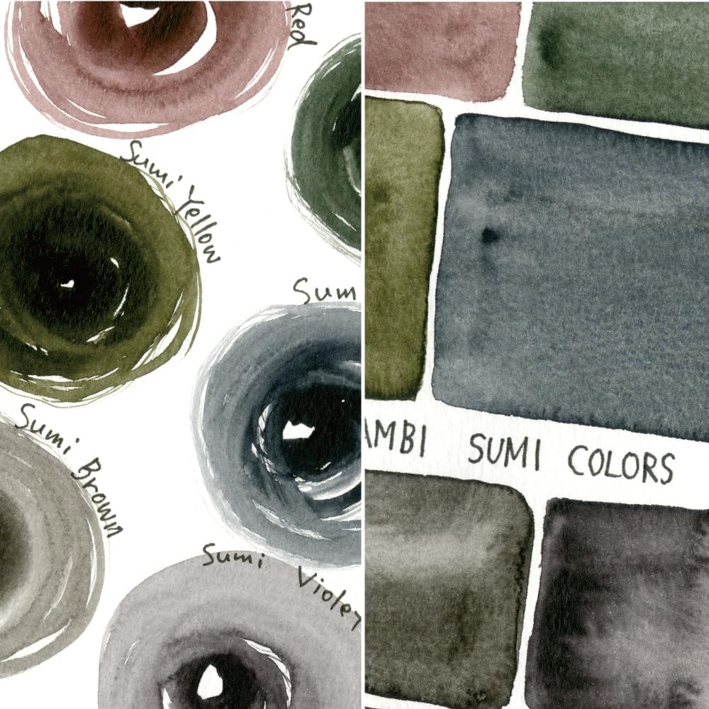 KURETAKE ZIG - Gansai Tambi Metallic Watercolor Sets