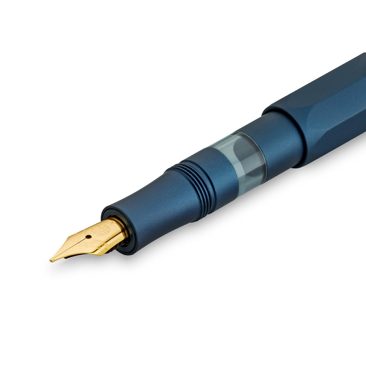 Kaweco PISTON Sport AL Starter Set - Navy/Gold