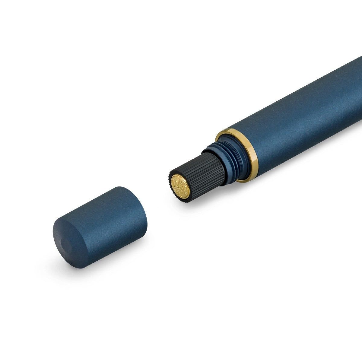 Kaweco PISTON Sport AL Starter Set - Navy/Gold