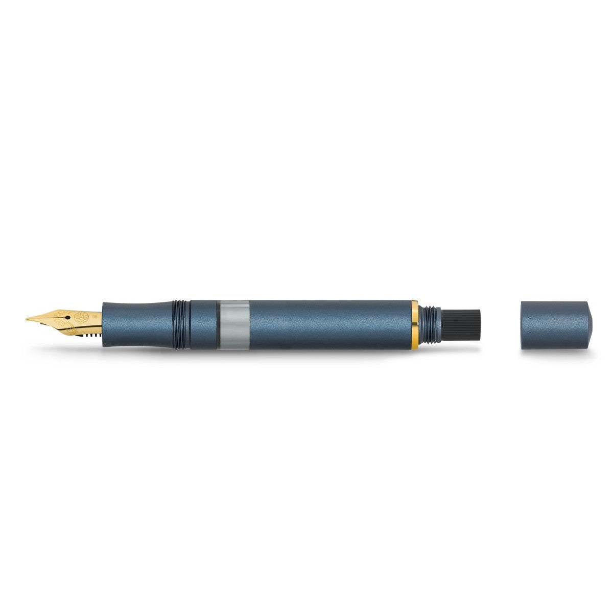Kaweco PISTON Sport AL Starter Set - Navy/Gold