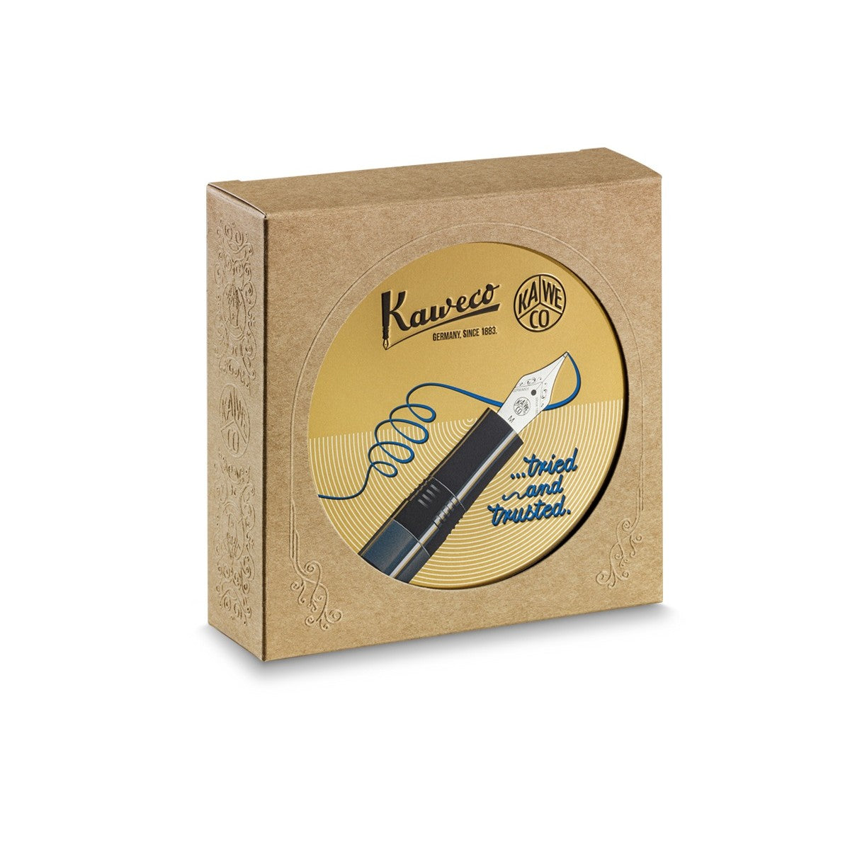 Kaweco PISTON Sport AL Starter Set - Navy/Gold
