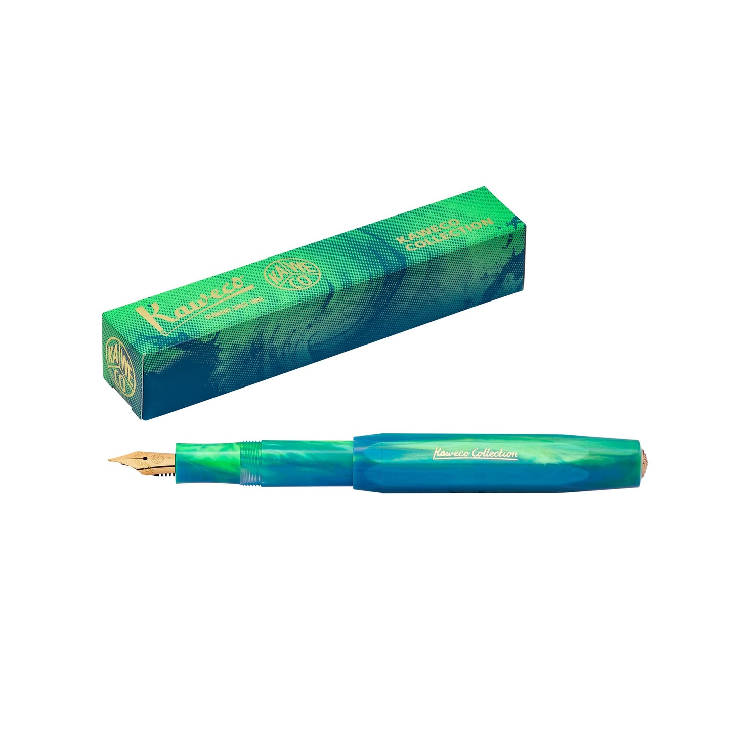 Kaweco Collection Sport Fountain Pen - Edición Limitada - Marble Ocean