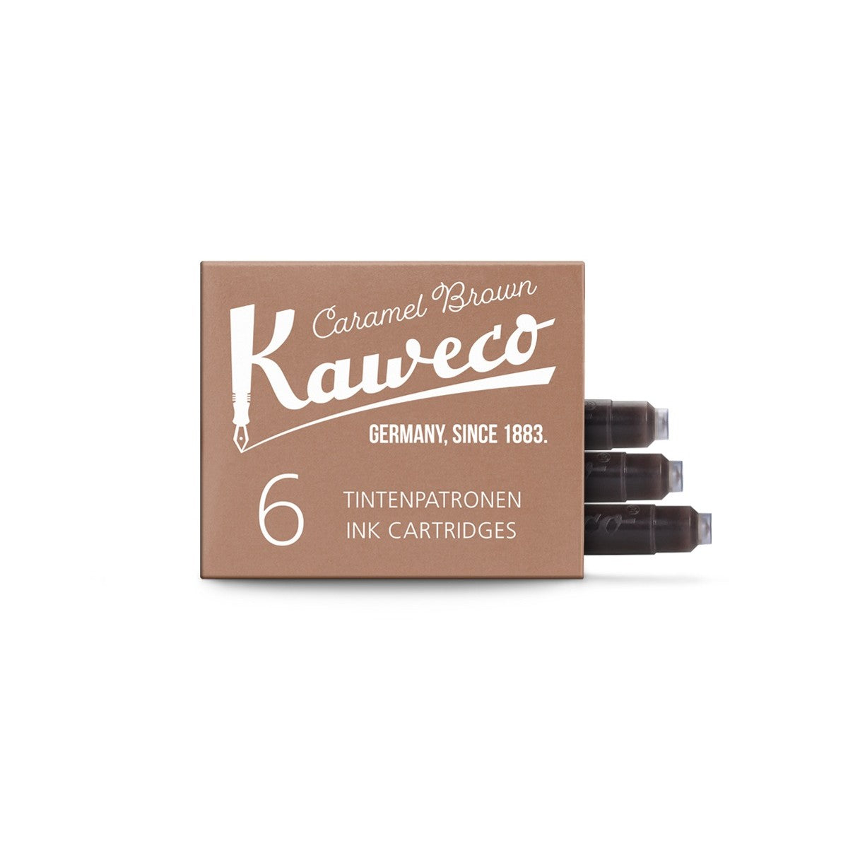 Kaweco Ink Cartridges - 6 unidades - Caramel Brown