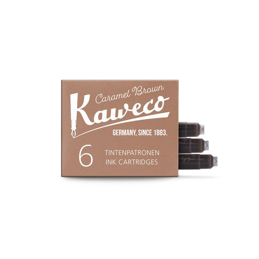 Kaweco Ink Cartridges - 6 unidades - Caramel Brown