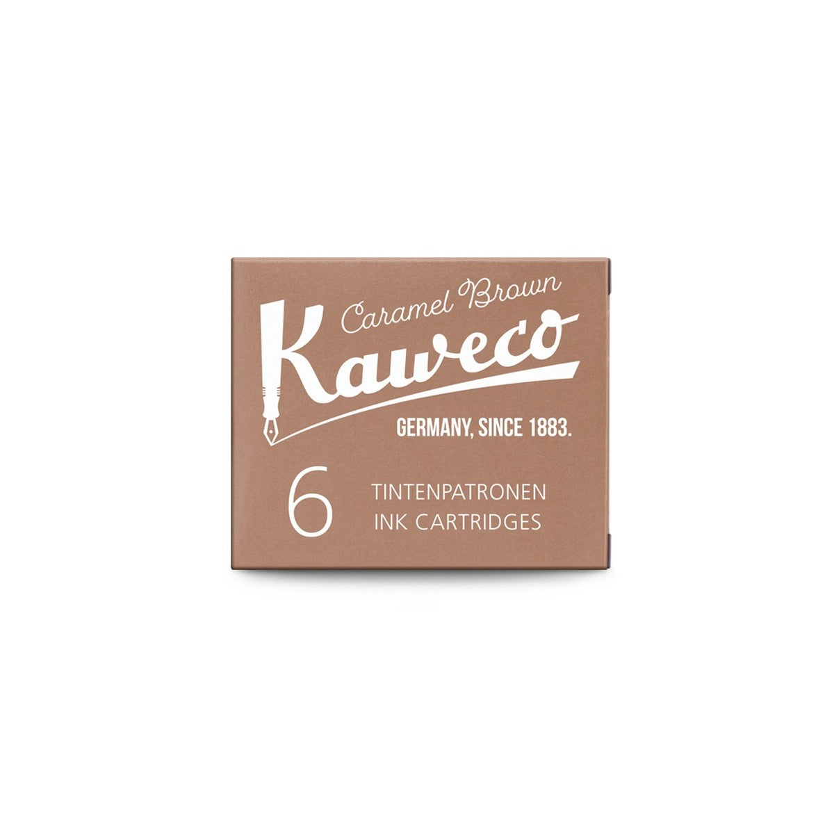 Kaweco Ink Cartridges - 6 unidades - Caramel Brown