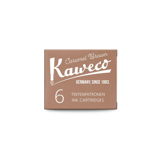 Kaweco Ink Cartridges - 6 unidades - Caramel Brown