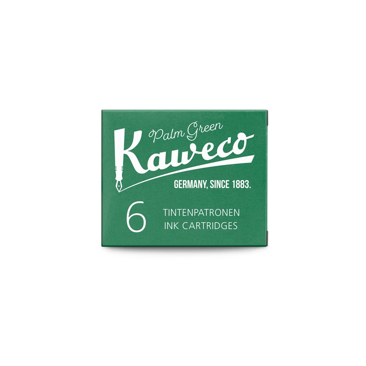 Kaweco Ink Cartridges - 6 unidades - Palm Green