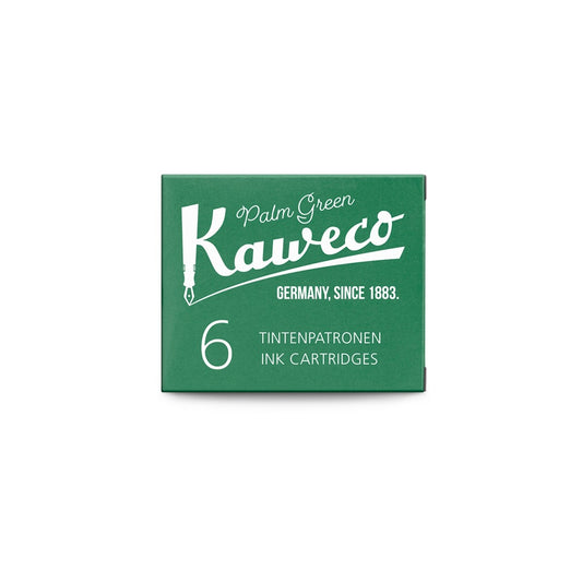 Kaweco Ink Cartridges - 6 unidades - Palm Green