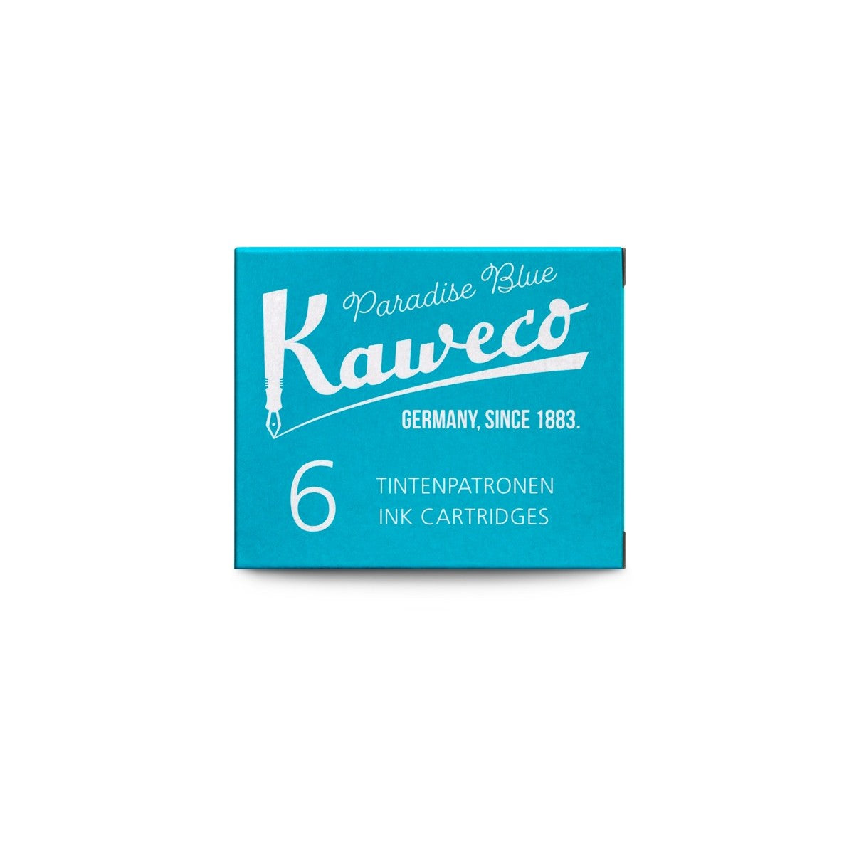 Kaweco Ink Cartridges - 6 unidades - Paradise Blue