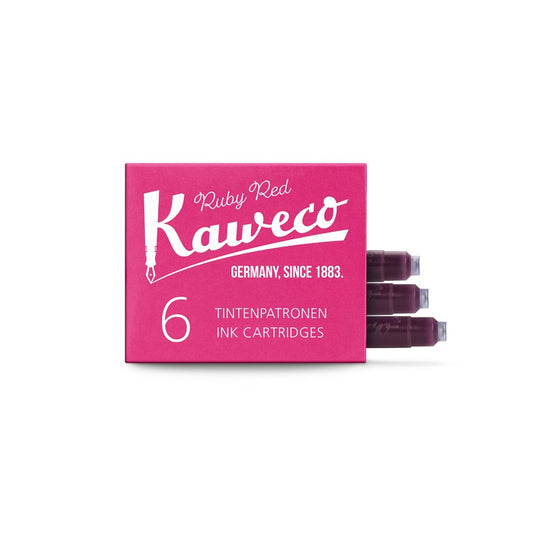 Kaweco Ink Cartridges - 6 unidades - Ruby  Red