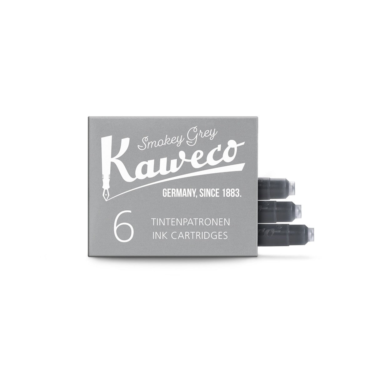 Kaweco Ink Cartridges - 6 unidades - Smoky Grey