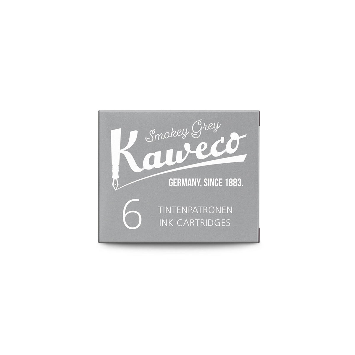 Kaweco Ink Cartridges - 6 unidades - Smoky Grey