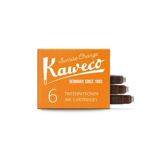 Kaweco Ink Cartridges - 6 unidades - Sunrise Orange