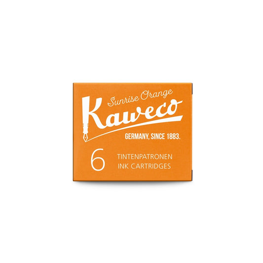 Kaweco Ink Cartridges - 6 unidades - Sunrise Orange