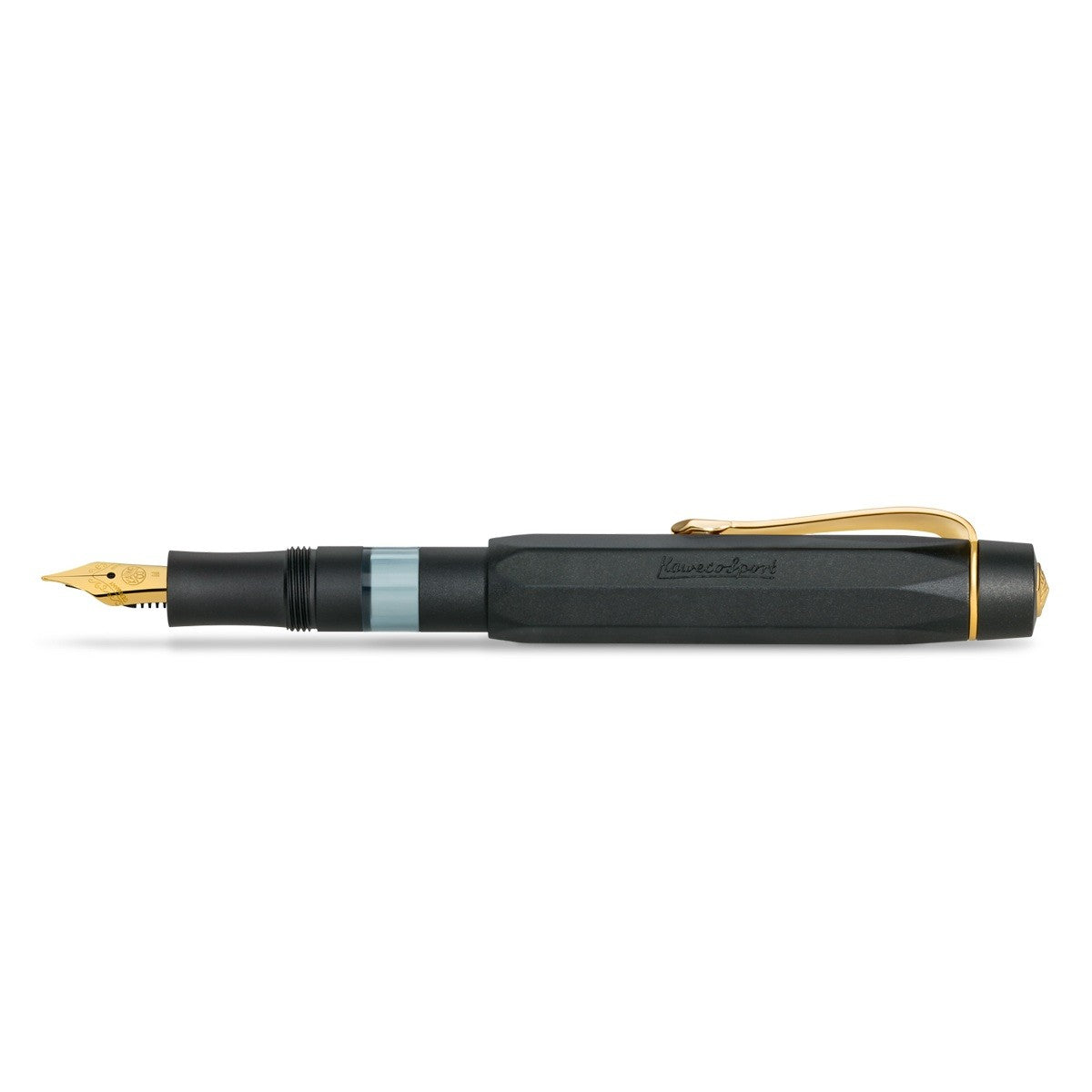 Kaweco PISTON Sport AL Starter Set - Black/Gold