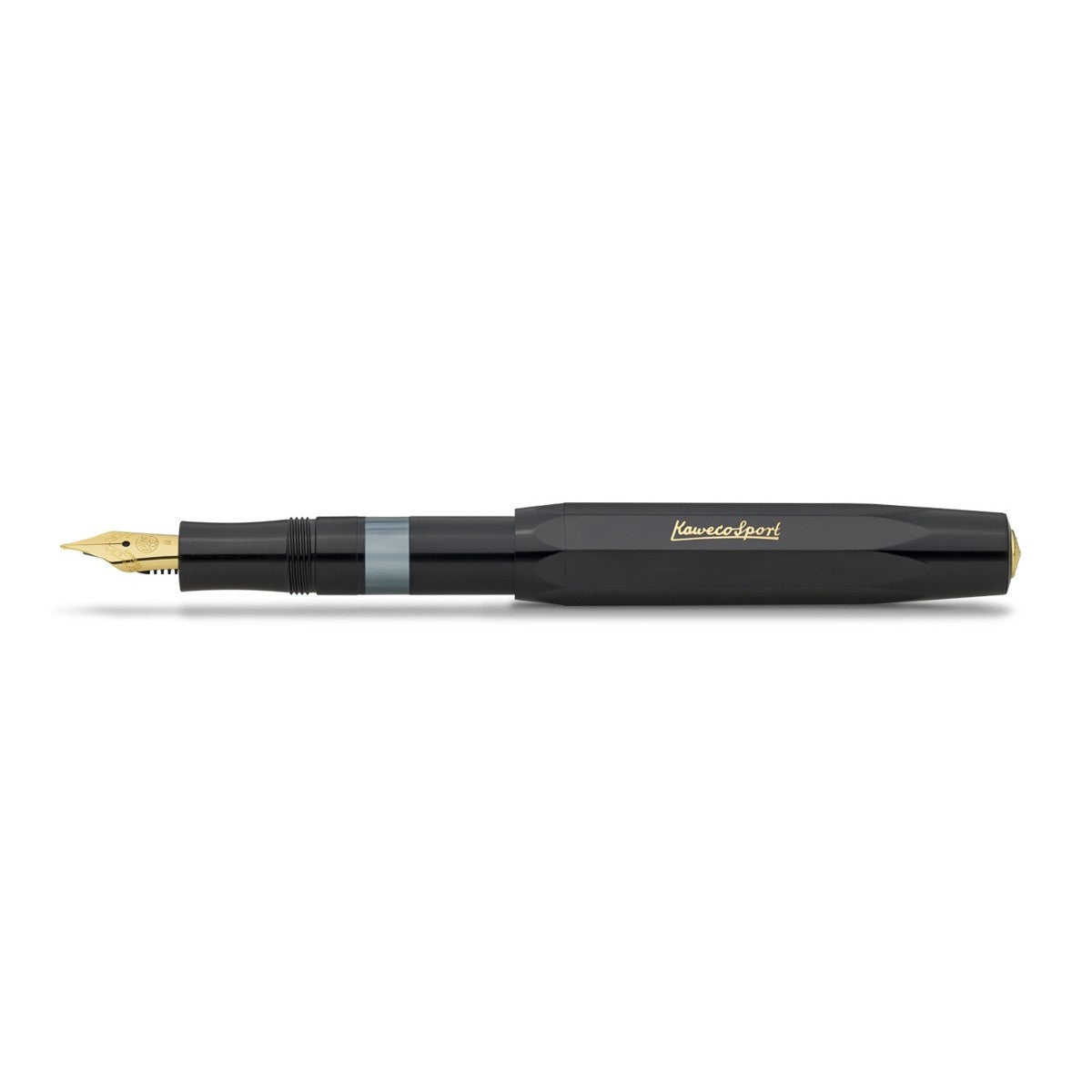 Kaweco PISTON Sport Fountain Pen - Black/Gold