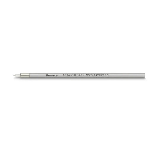 Kaweco D1 Ball Pen Refill - Negro - 0.5mm Needle Point - 2 unidades