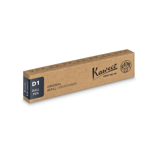 Kaweco D1 Ball Pen Refill - Negro - 1.2mm - 5 unidades