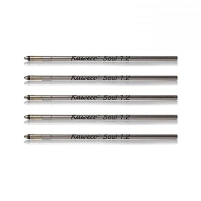 Kaweco D1 Ball Pen Refill - Negro - 1.2mm - 5 unidades
