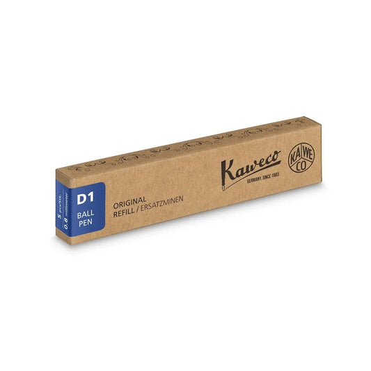 Kaweco D1 Ball Pen Refill - Azul - 0.8mm - 5 unidades