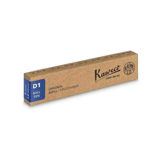 Kaweco D1 Ball Pen Refill - Azul - 1.0mm - 5 unidades