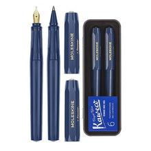 Cargar imagen en el visor de la galería, Moleskine x Kaweko - Set de Pluma Fuente y Bolígrafo
