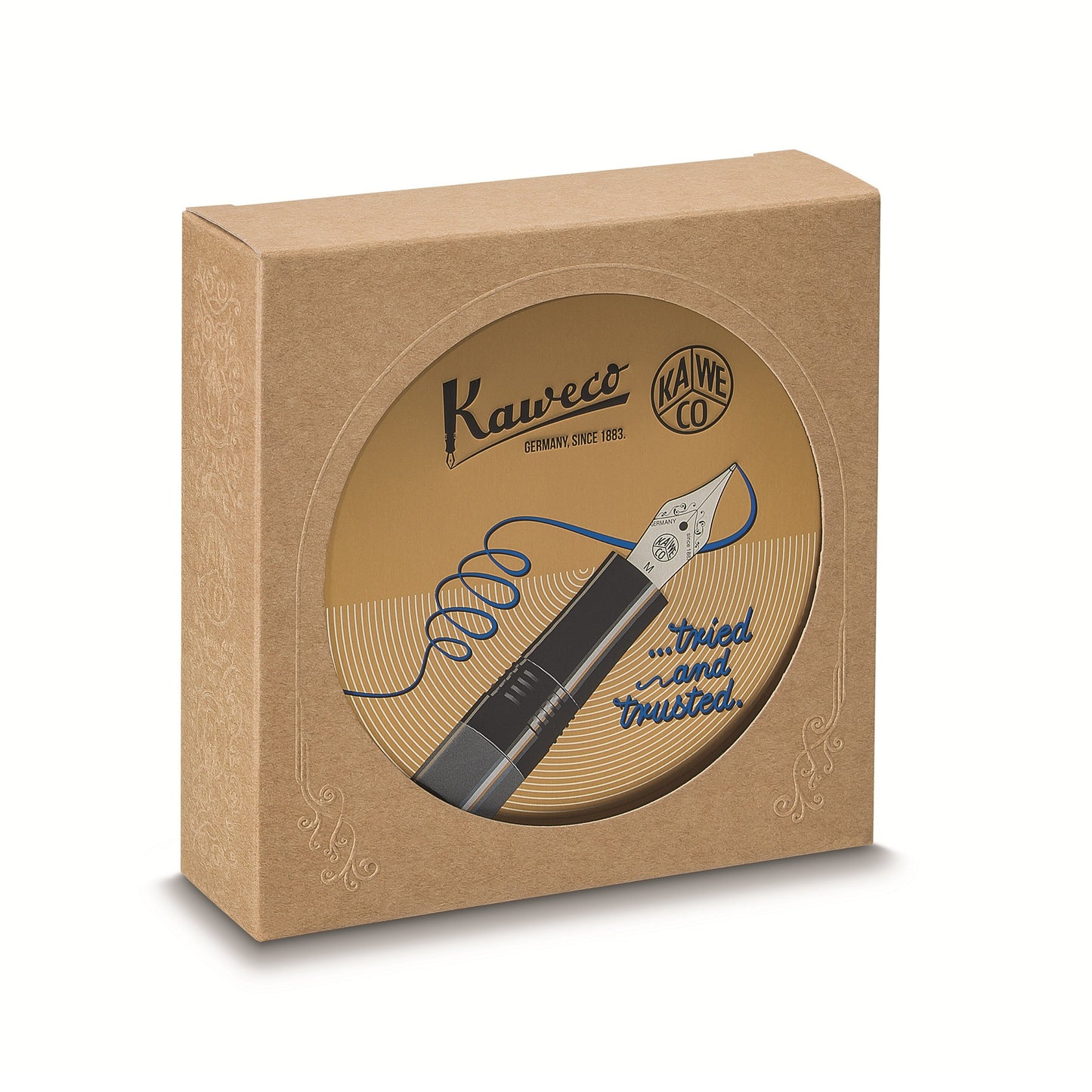 Kaweco PISTON Sport AL Starter Set - Black/Gold
