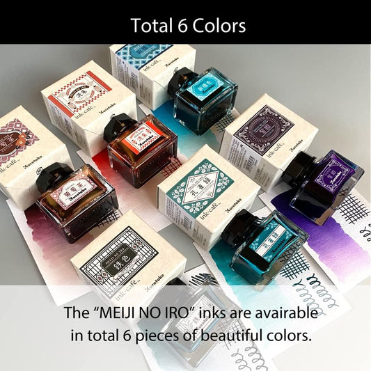 INK CAFÉ - Meiji No Iro Ink (Tintas para pluma estilográficas/fuentes)