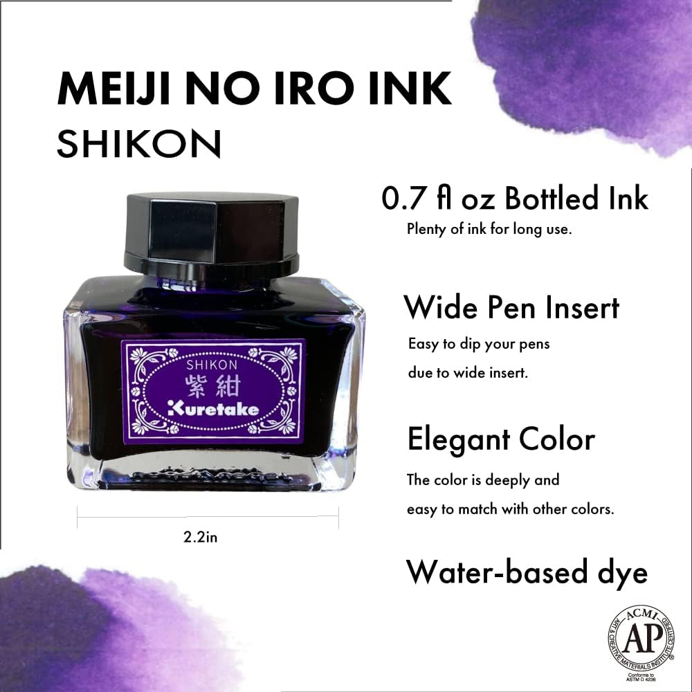 INK CAFÉ - Meiji No Iro Ink (Tintas para pluma estilográficas/fuentes)