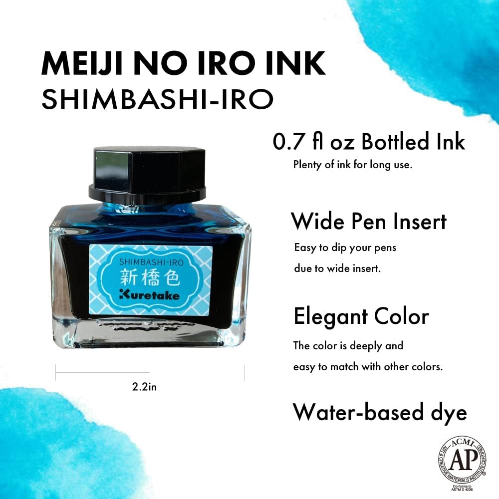 INK CAFÉ - Meiji No Iro Ink (Tintas para pluma estilográficas/fuentes)