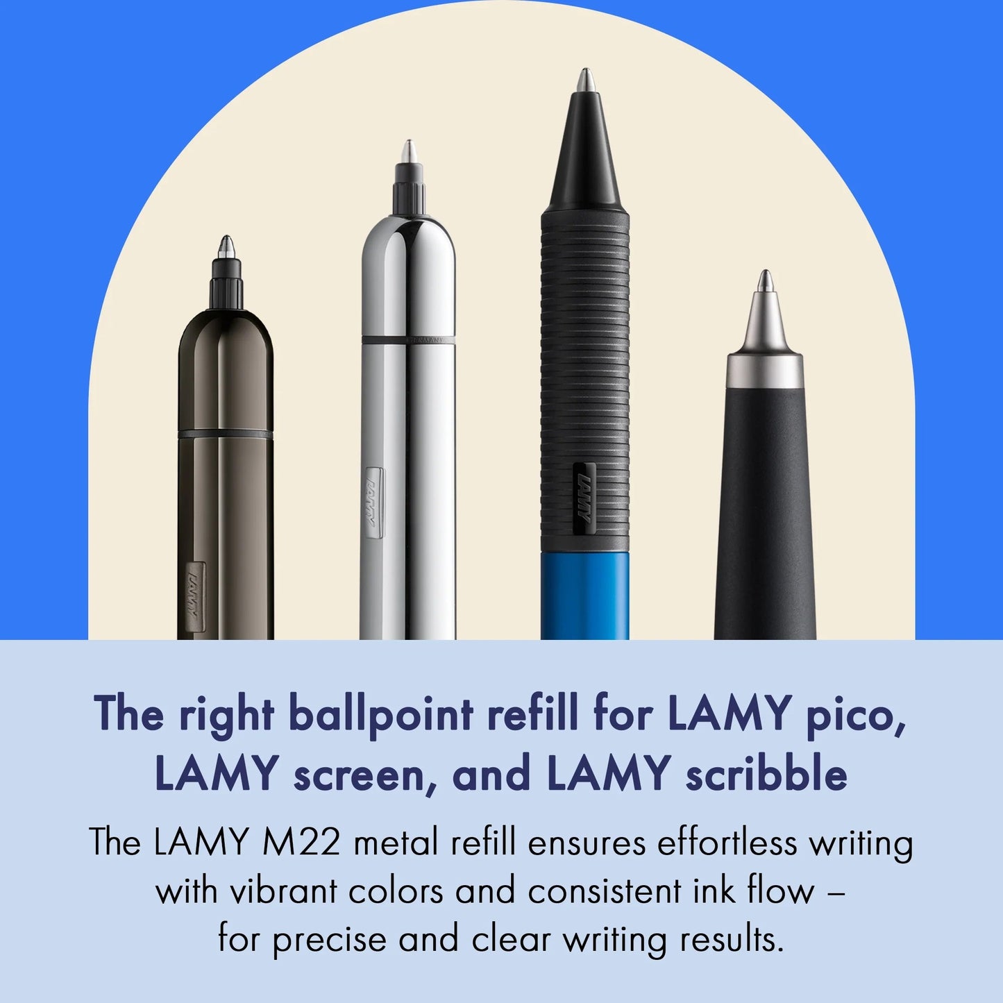 LAMY - M22 Refill Ballpoint (Recambios) - F - Black