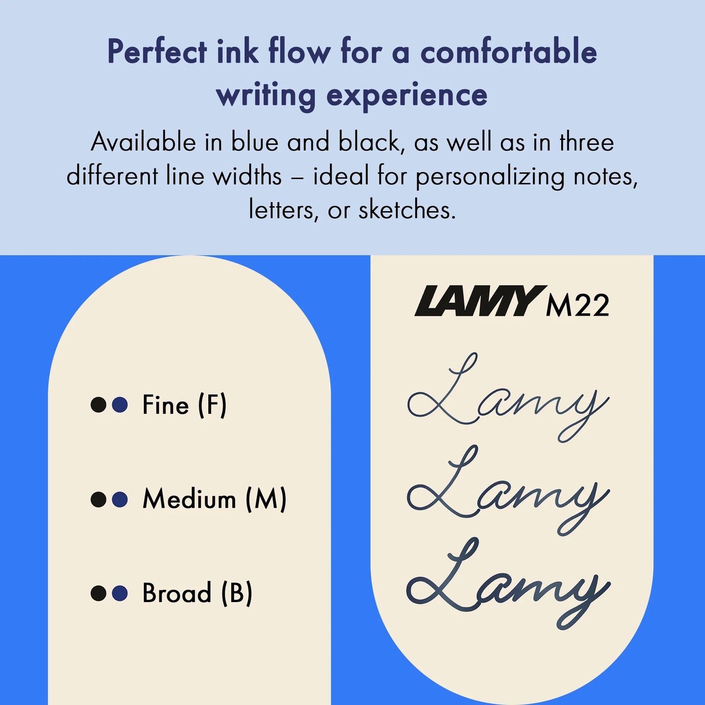 LAMY - M22 Refill Ballpoint (Recambios) - F - Black