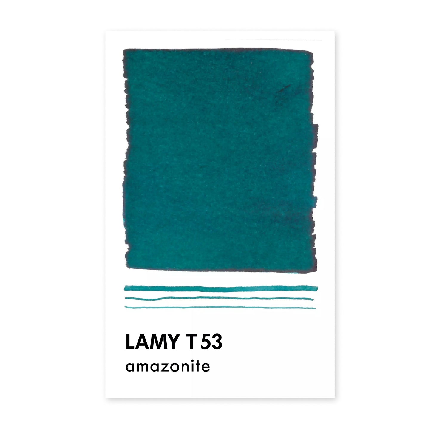 LAMY - Ink Bottle T53 Fountain Pen Ink - Amazonite