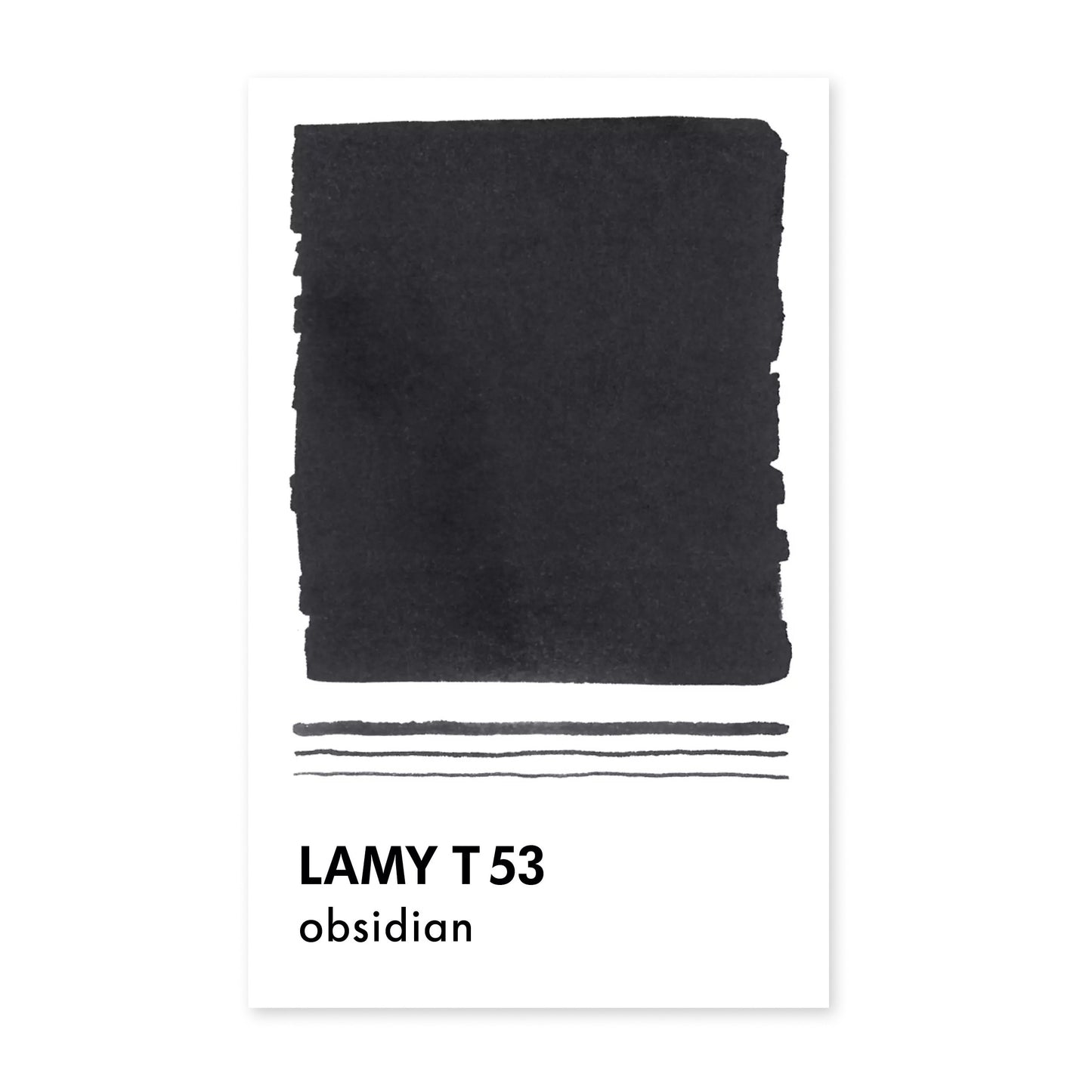 LAMY - Ink Bottle T53 Fountain Pen Ink - Obsidian