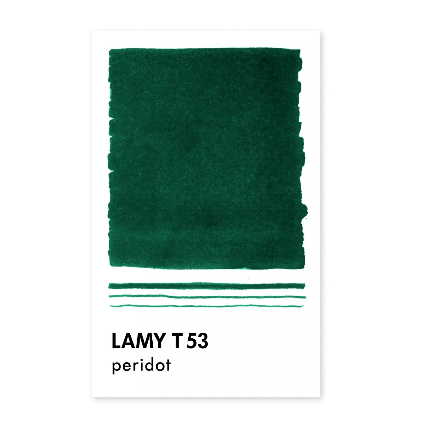 LAMY - Ink Bottle T53 Fountain Pen Ink - Peridot