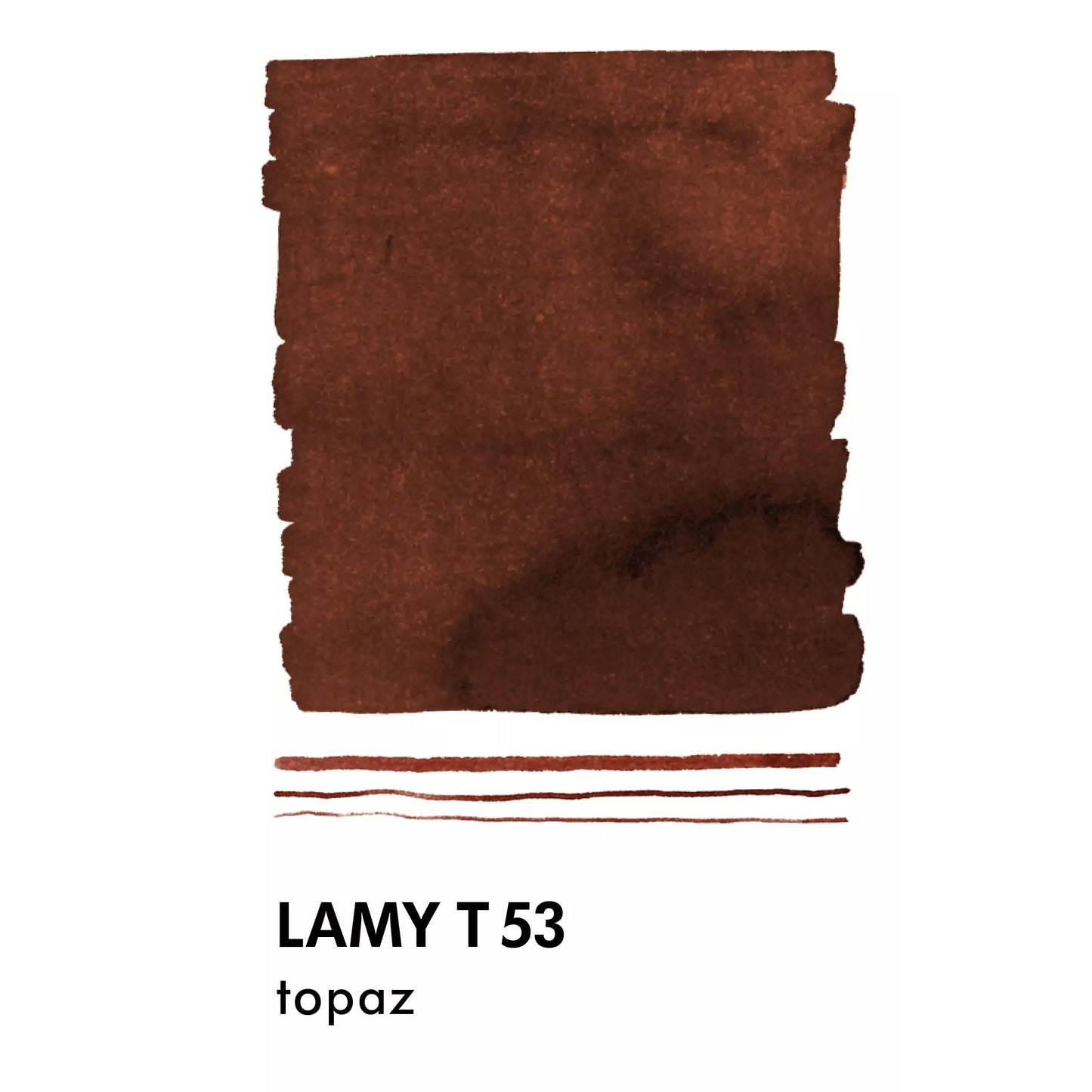 LAMY - Ink Bottle T53 Fountain Pen Ink - Topaz