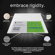 Cargar imagen en el visor de la galería, LEGION PAPER - Stonehenge Aqua Aluminum-Backed Artist Panels
