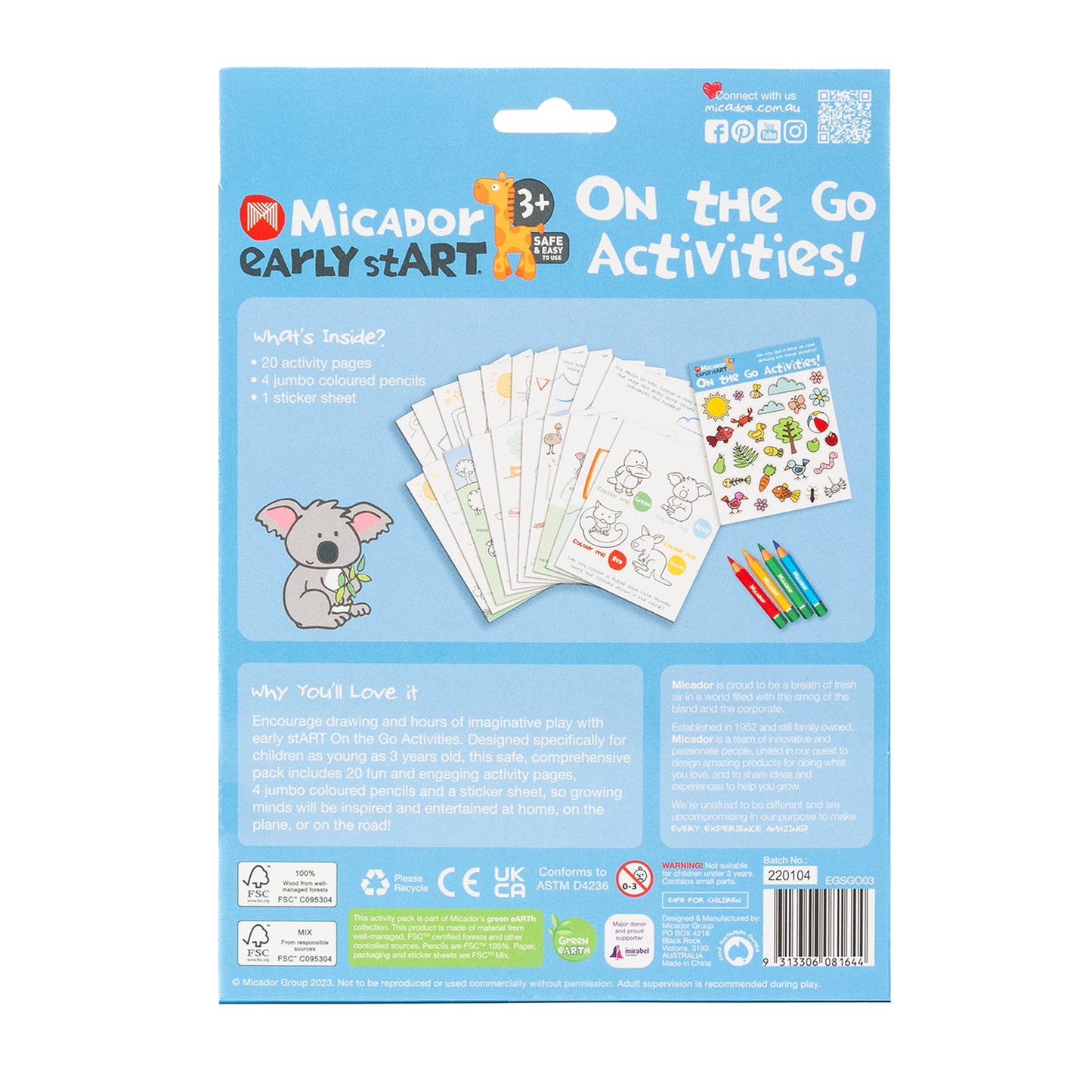 MICADOR EARLY START - On the Go Activities