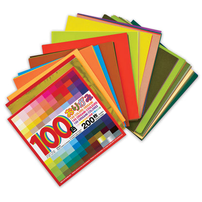 Origami Packs de 100 Colores - 15cm x 15cm
