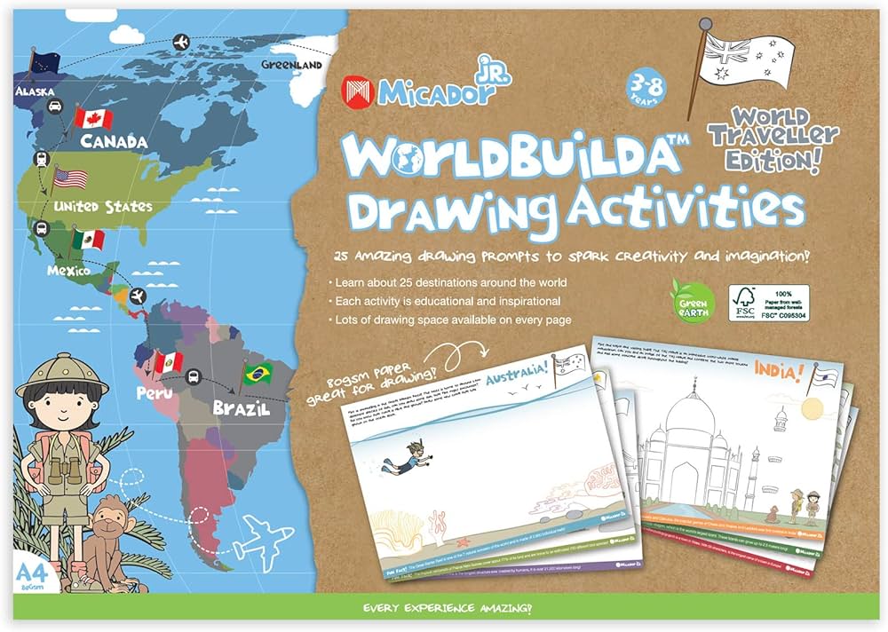 MICADOR jR. - WorldBuilda Drawing Activities
