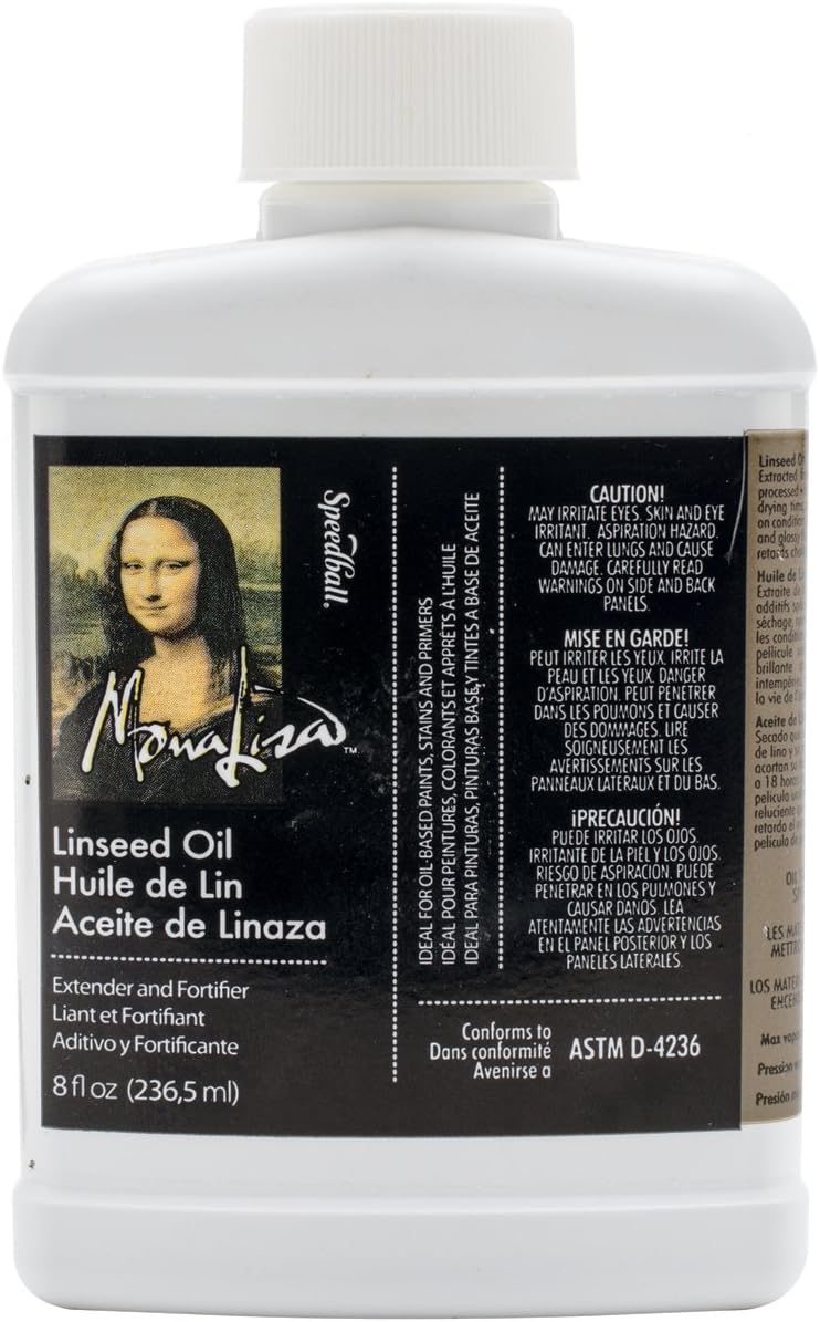 MONA LISA - Linseed Oil (Aceite de Linaza) 8 oz.