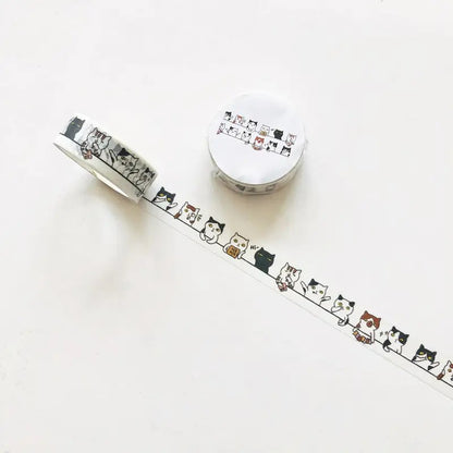 Washi Tape - Playing Meow