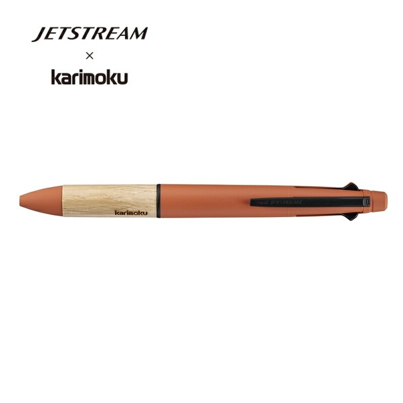 UNI-BALL - Jetstream x Karimoku 4&1 - 4 Color 0.5 mm Ballpoint Multi Pen + 0.5 mm Pencil
