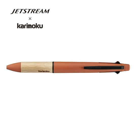 UNI-BALL - Jetstream x Karimoku 4&1 - 4 Color 0.5mm Multi Bolígrafo + 0.5mm Lapiz